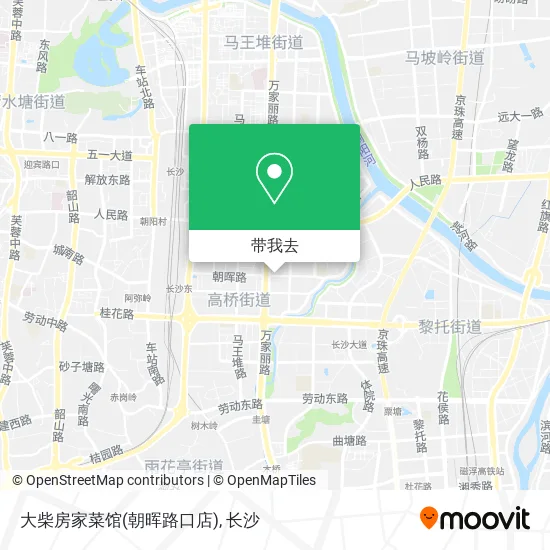 大柴房家菜馆(朝晖路口店)地图