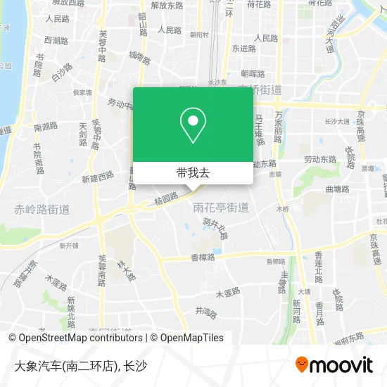 大象汽车(南二环店)地图