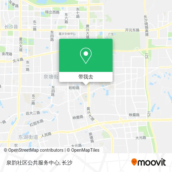 泉韵社区公共服务中心地图