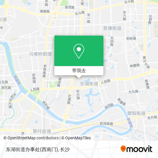 东湖街道办事处(西南门)地图