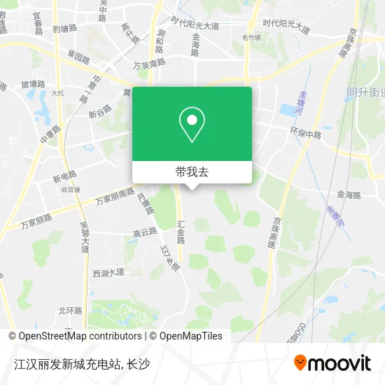 江汉丽发新城充电站地图