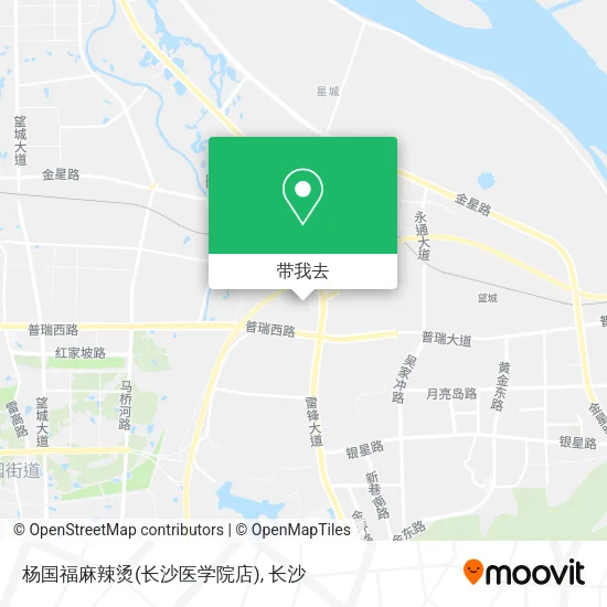 杨国福麻辣烫(长沙医学院店)地图