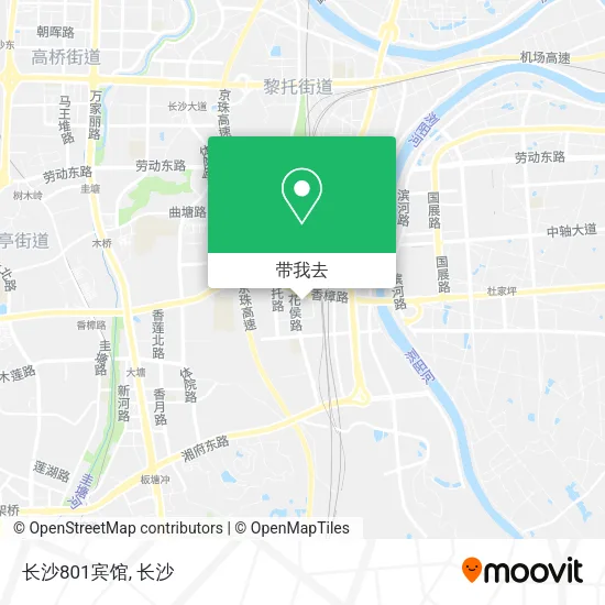 长沙801宾馆地图
