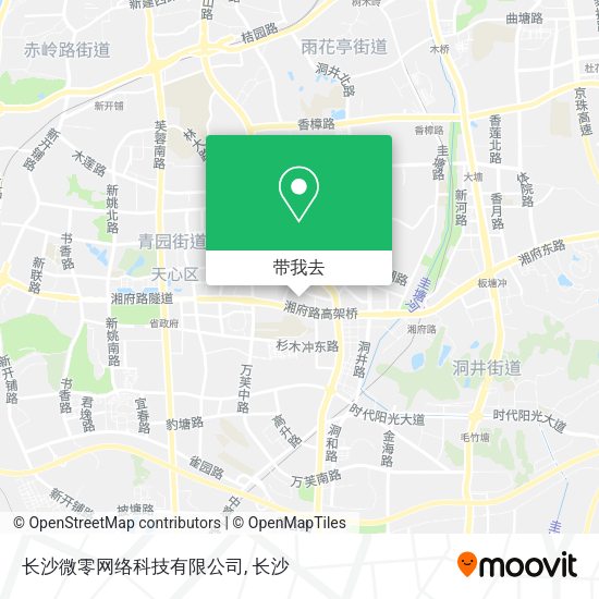 长沙微零网络科技有限公司地图
