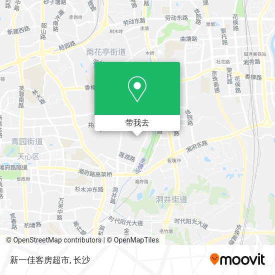 新一佳客房超市地图