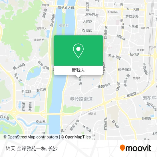 锦天·金岸雅苑一栋地图