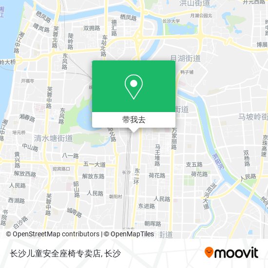 长沙儿童安全座椅专卖店地图