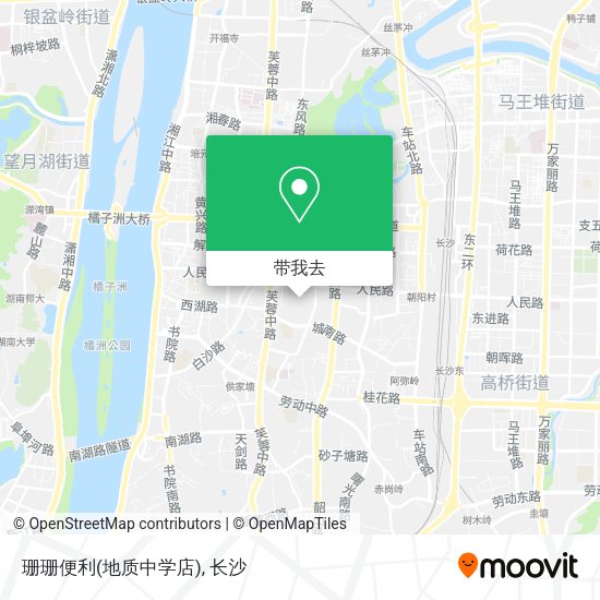 珊珊便利(地质中学店)地图