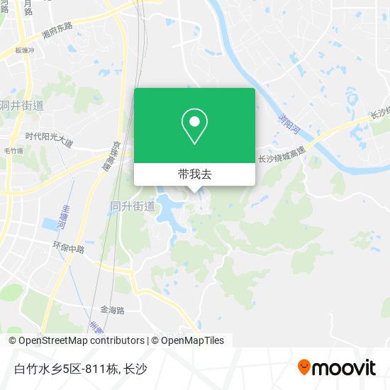 白竹水乡5区-811栋地图