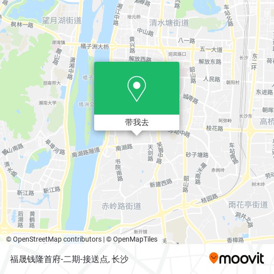 福晟钱隆首府-二期-接送点地图
