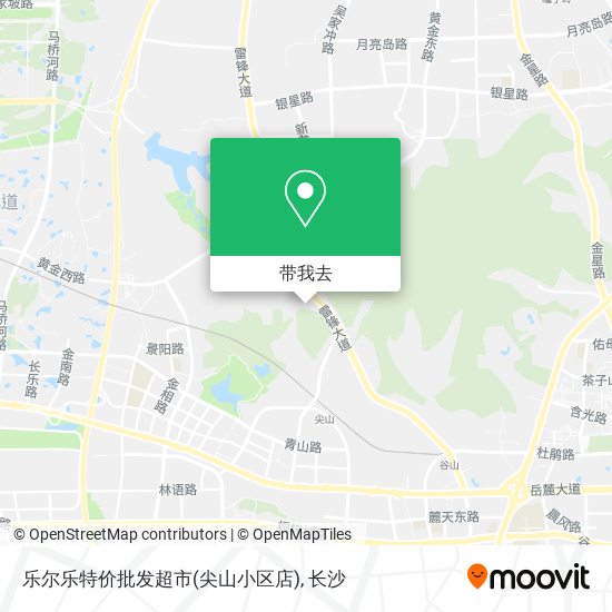 乐尔乐特价批发超市(尖山小区店)地图