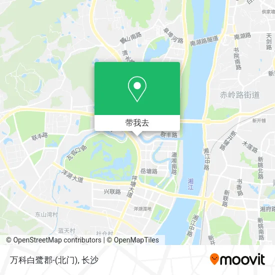 万科白鹭郡-(北门)地图