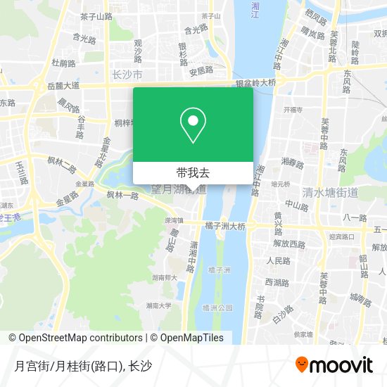 月宫街/月桂街(路口)地图