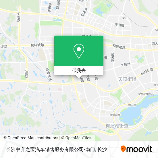 长沙中升之宝汽车销售服务有限公司-南门地图