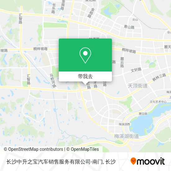 长沙中升之宝汽车销售服务有限公司-南门地图