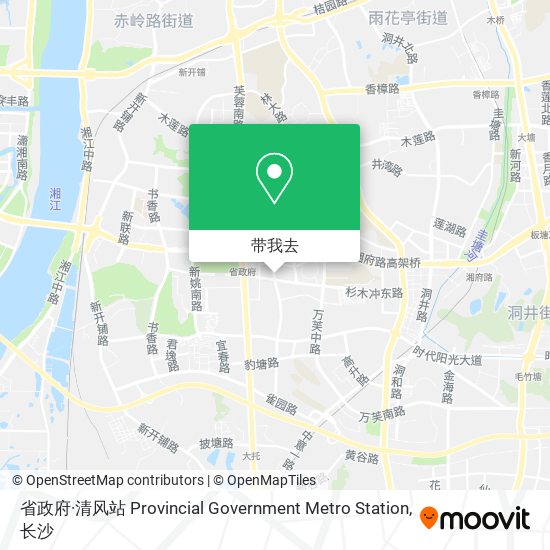 省政府·清风站 Provincial Government Metro Station地图