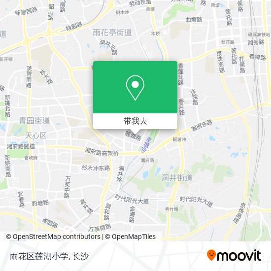 雨花区莲湖小学地图