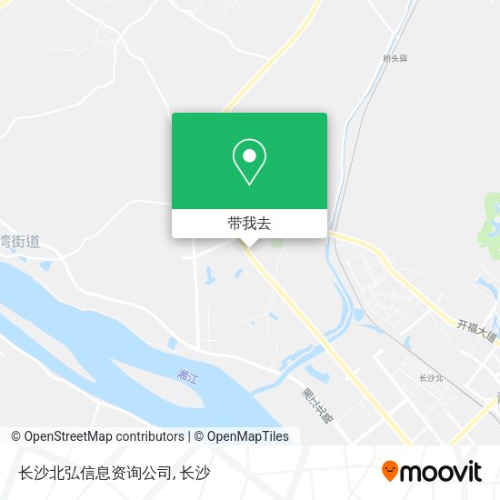 长沙北弘信息资询公司地图