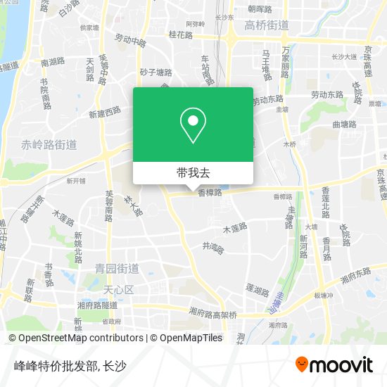 峰峰特价批发部地图
