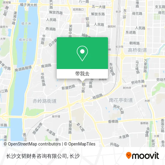长沙文韬财务咨询有限公司地图