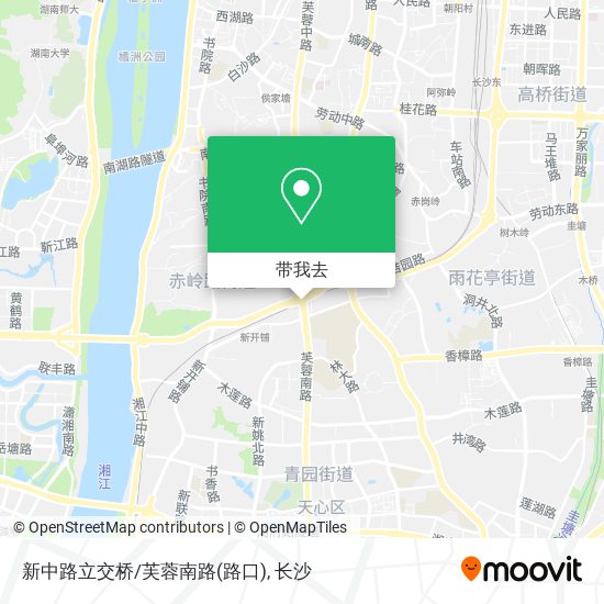 新中路立交桥/芙蓉南路(路口)地图