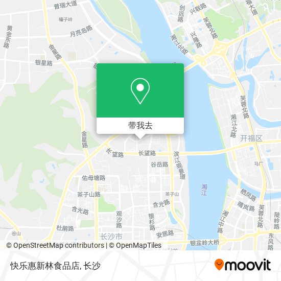 快乐惠新林食品店地图
