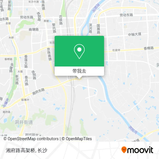湘府路高架桥地图