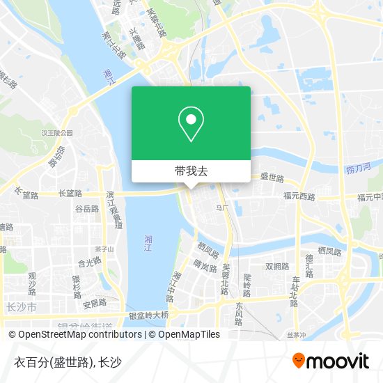 衣百分(盛世路)地图