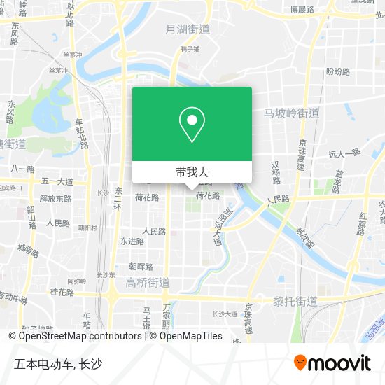 五本电动车地图