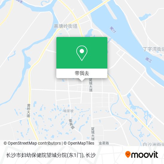 长沙市妇幼保健院望城分院(东1门)地图