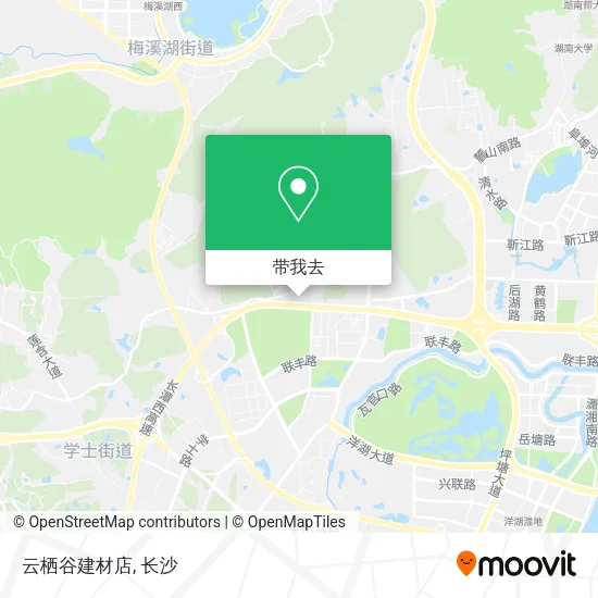 云栖谷建材店地图