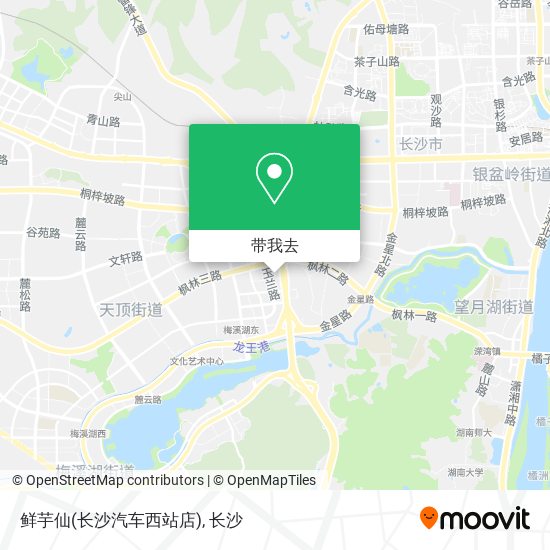 鲜芋仙(长沙汽车西站店)地图