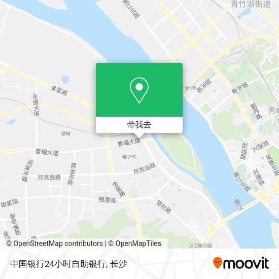 中国银行24小时自助银行地图