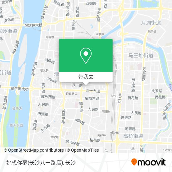 好想你枣(长沙八一路店)地图