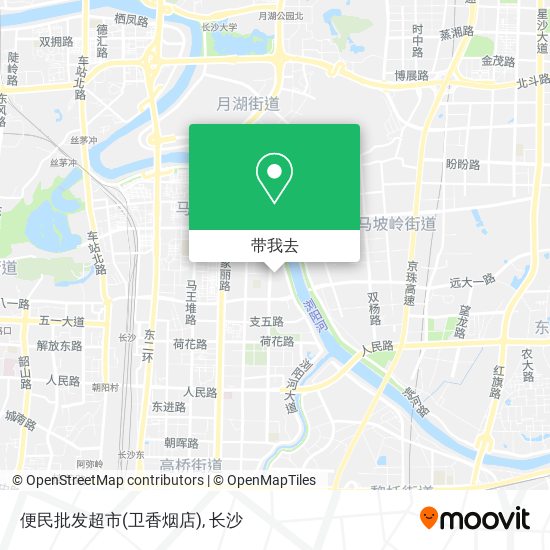 便民批发超市(卫香烟店)地图