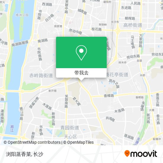 浏阳蒸香菜地图