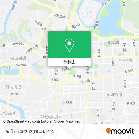 东升路/蒸湘路(路口)地图