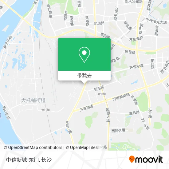 中信新城-东门地图