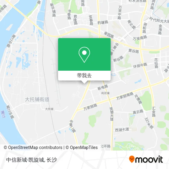 中信新城-凯旋城地图