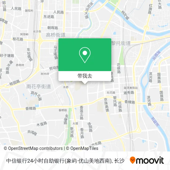中信银行24小时自助银行(象屿·优山美地西南)地图