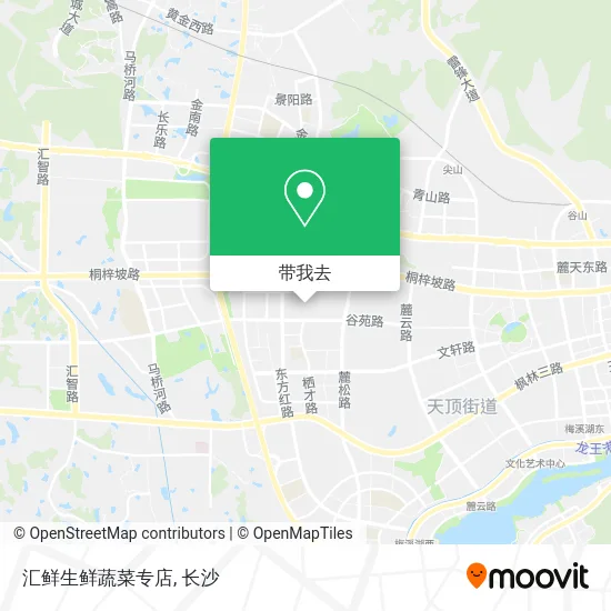 汇鲜生鲜蔬菜专店地图
