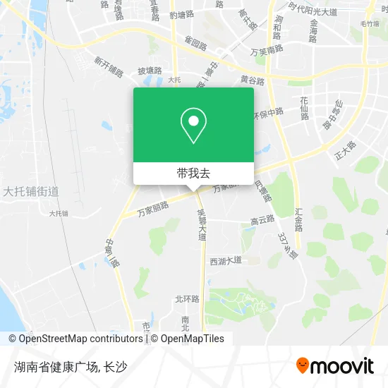 湖南省健康广场地图
