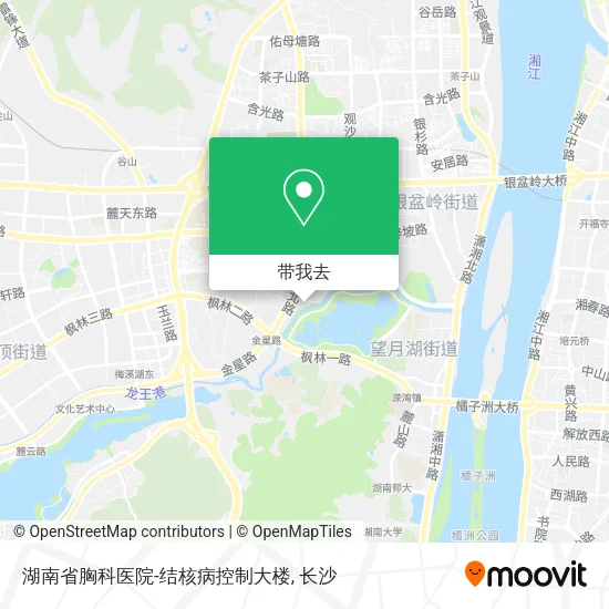 湖南省胸科医院-结核病控制大楼地图
