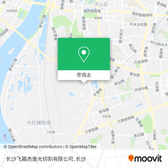 长沙飞颖杰激光切割有限公司地图