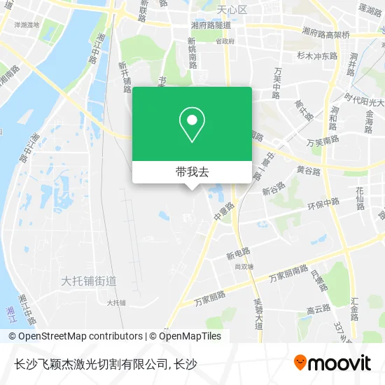 长沙飞颖杰激光切割有限公司地图