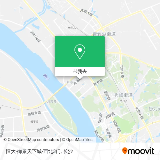 恒大·御景天下城-西北3门地图