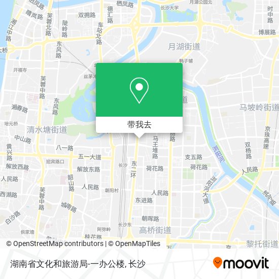 湖南省文化和旅游局-一办公楼地图