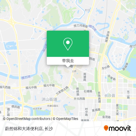 蔚然锦和大涛便利店地图