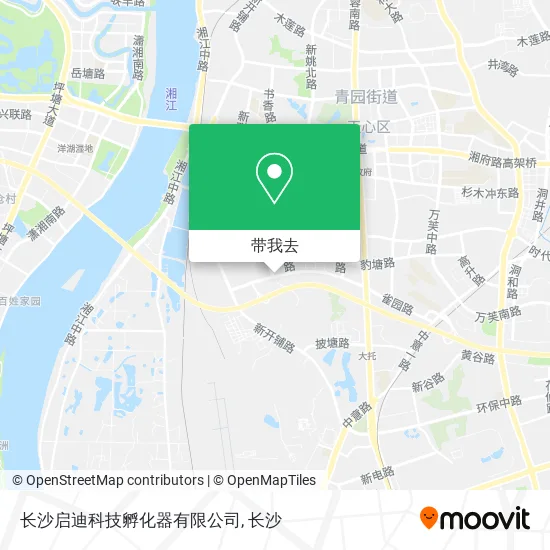 长沙启迪科技孵化器有限公司地图