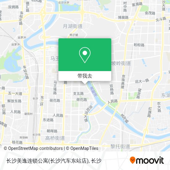 长沙美逸连锁公寓(长沙汽车东站店)地图